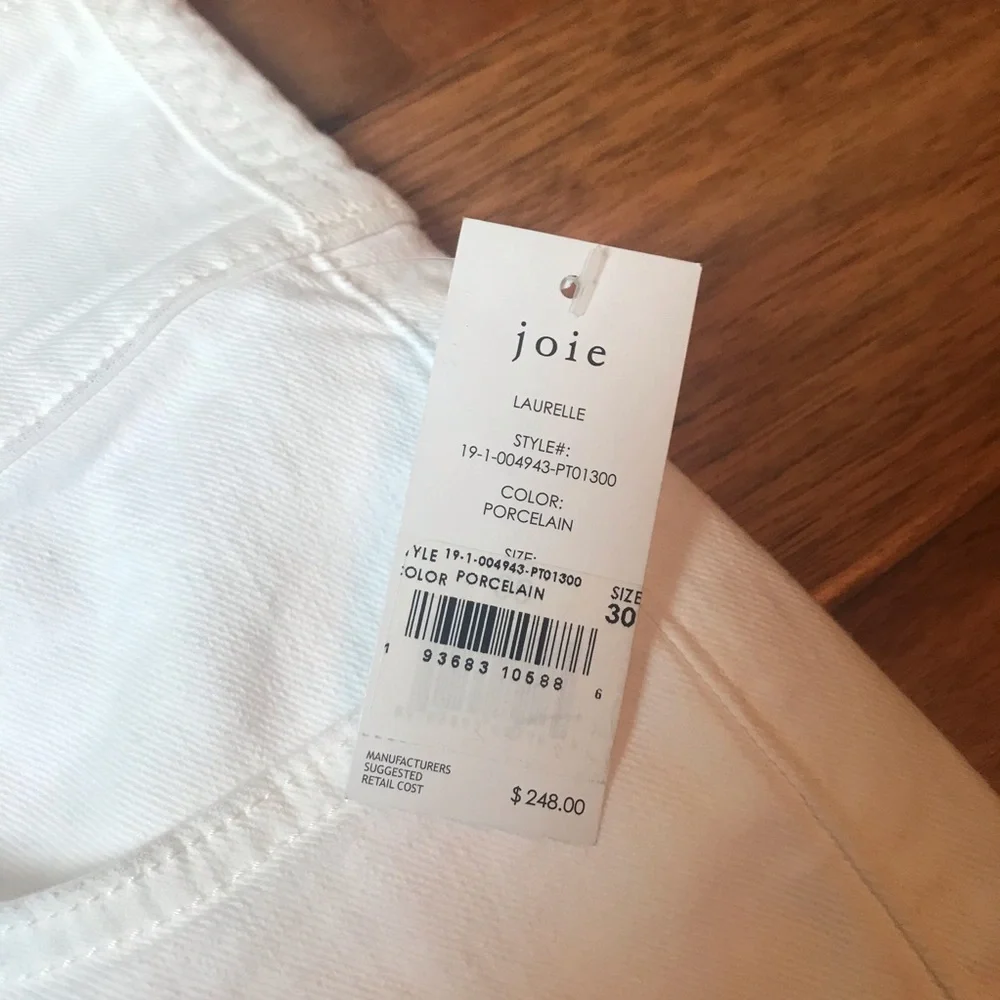 Joie Laurelle Porcelain High Waisted Cropped Jeans - Picture 8 of 13
